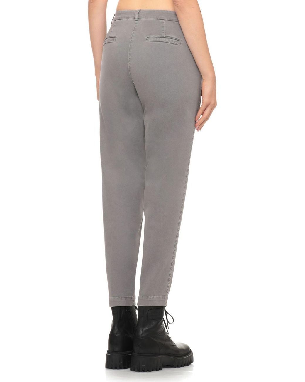 Peserico Gray Tapered Pants