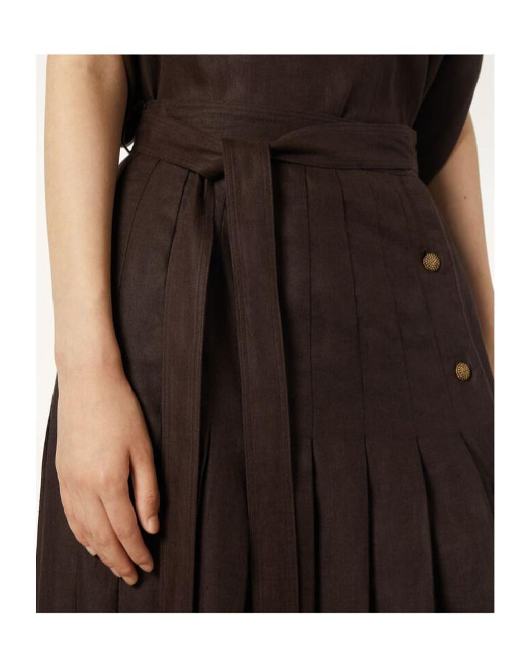 Loro Piana Brown Yasmina Skirt