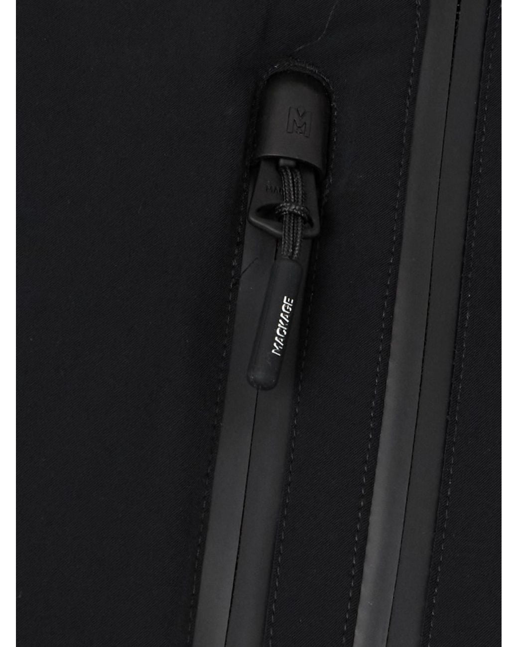 Mackage Black Long-Sleeved Down Jacket