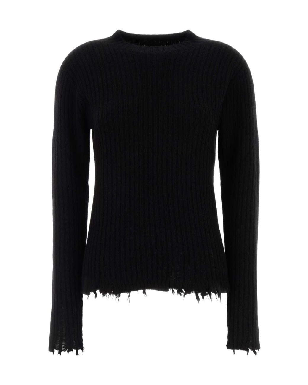 Uma Wang Black Long-Sleeved Pullover