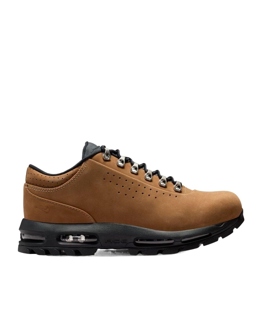 Nike Brown Matte Low-Cut Hiking Shoes for men