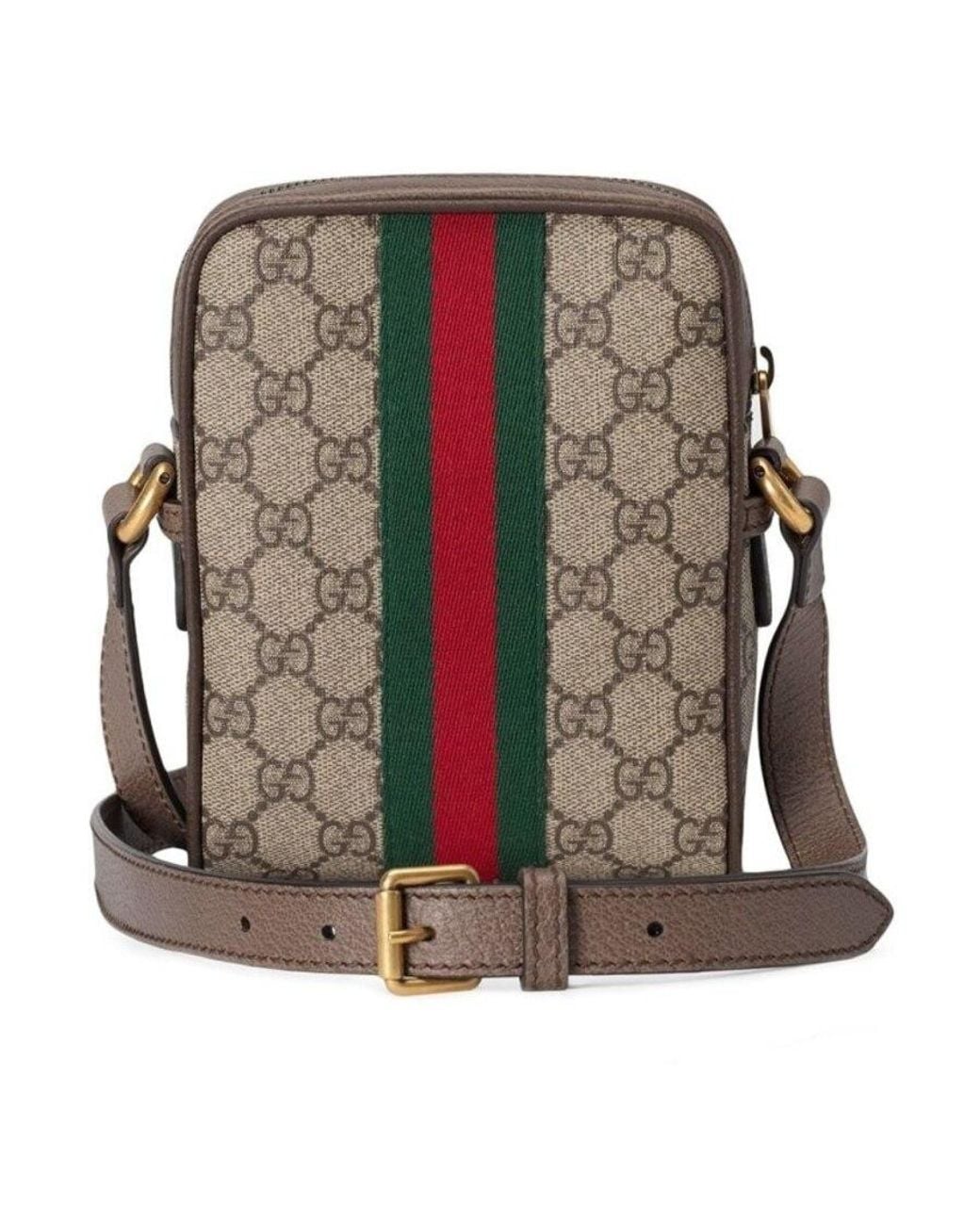 Gucci Gray Ophidia Gg Shoulder Bag for men