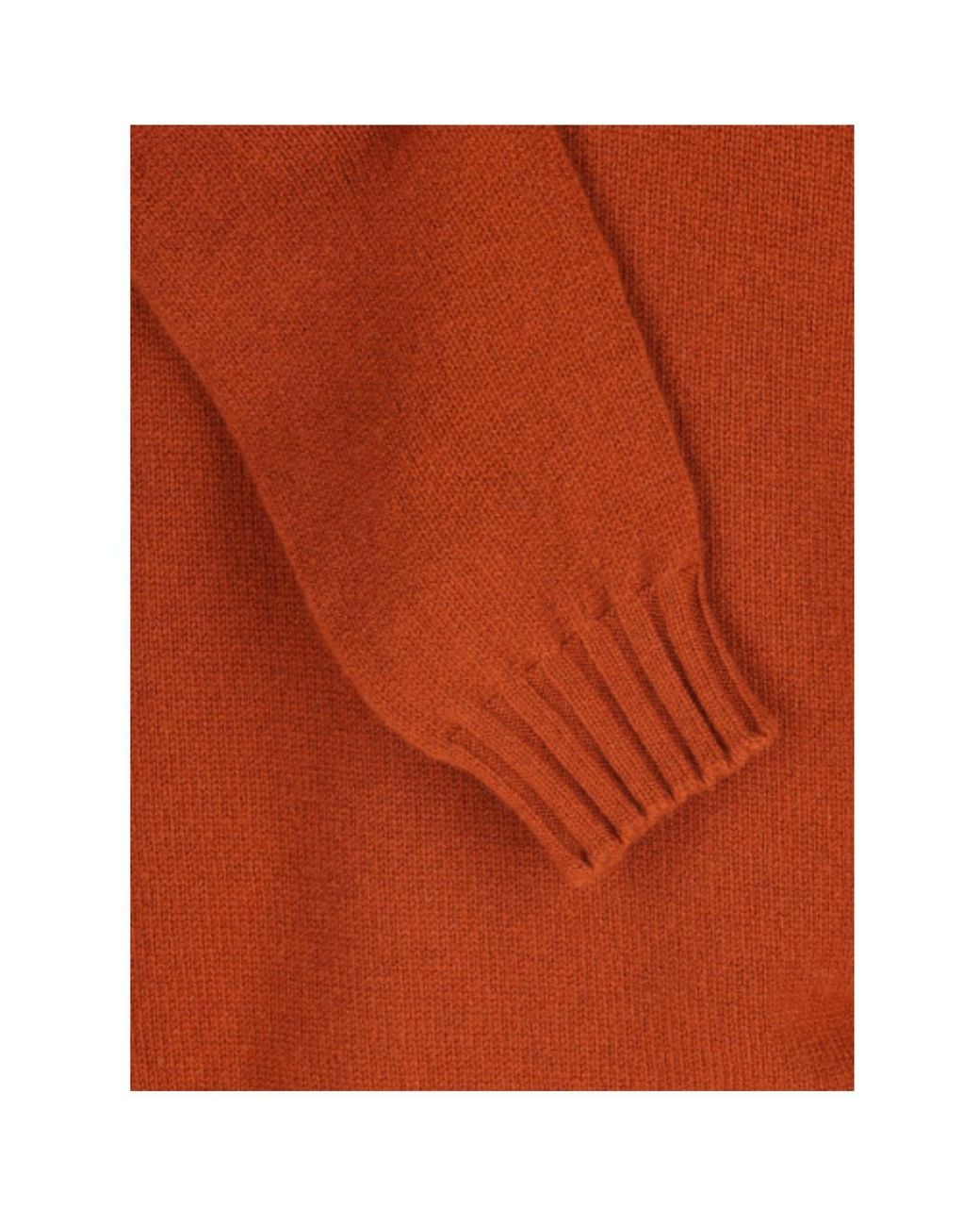 Tagliatore Orange Voltaire Polo Knitted Sweater for men