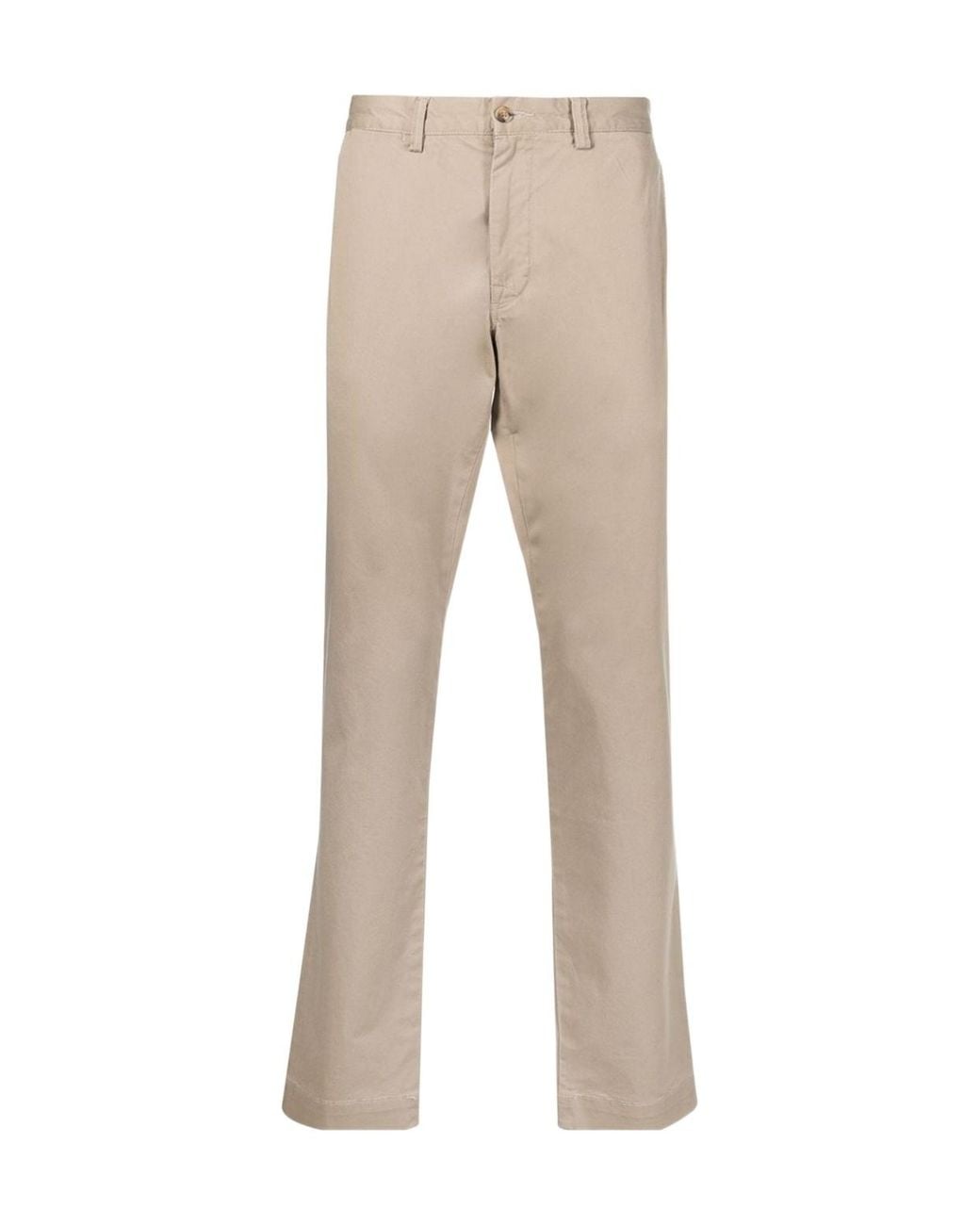 Polo Ralph Lauren Natural Logo-Patch Straight-Leg Trousers for men