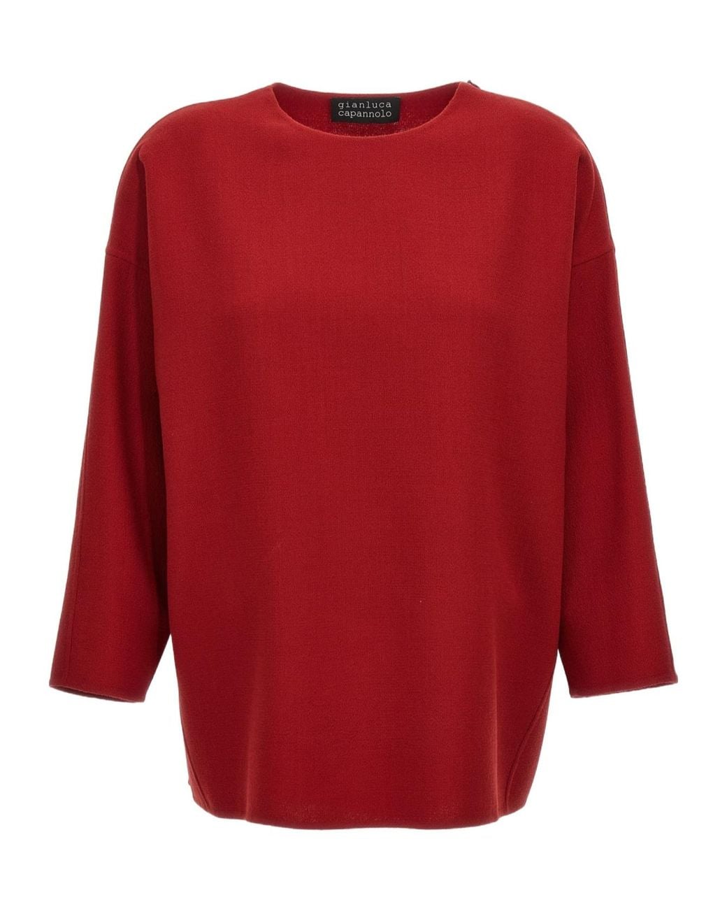 Gianluca Capannolo Red Bettina Blouse