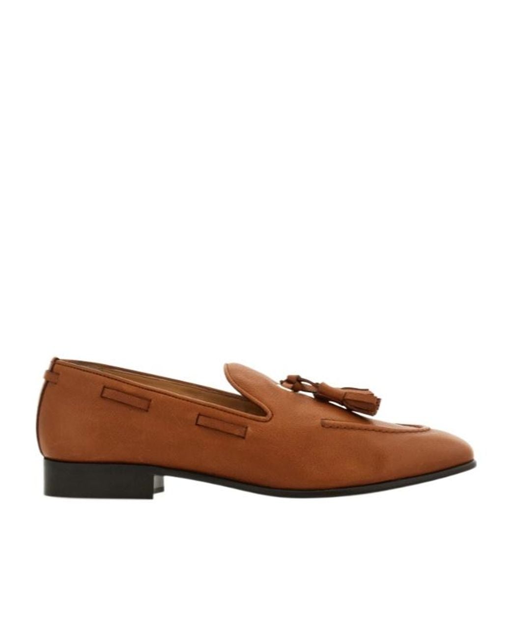 Ferragamo Brown Tassel-Detail Loafers