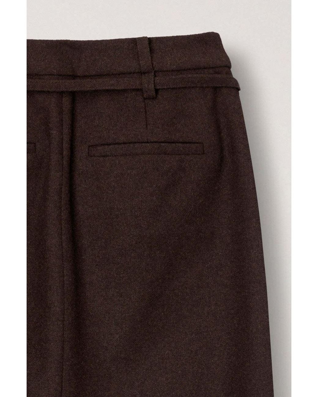 DUNST Brown Maxi Wrap Skirt
