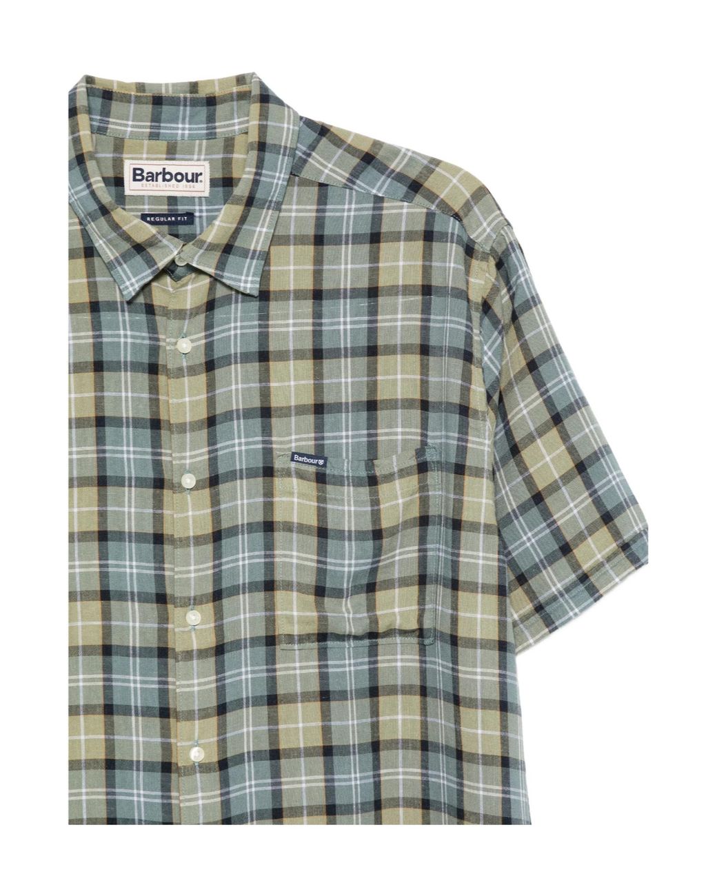 Barbour Multicolor Tartan Pocket Shirt for men