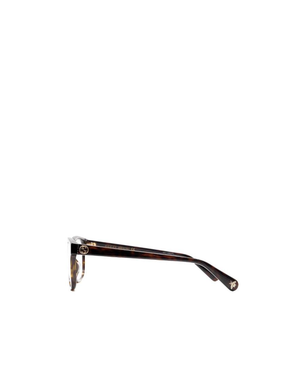Gucci White Eyewear Rectangle Frame Glasses