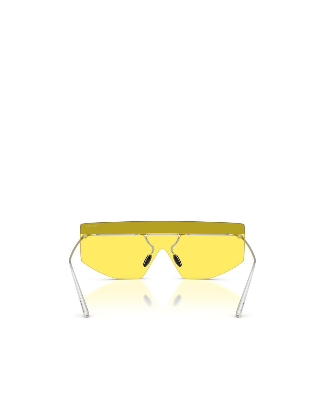 Prada Yellow Eyewear Aviator Sunglasses for men
