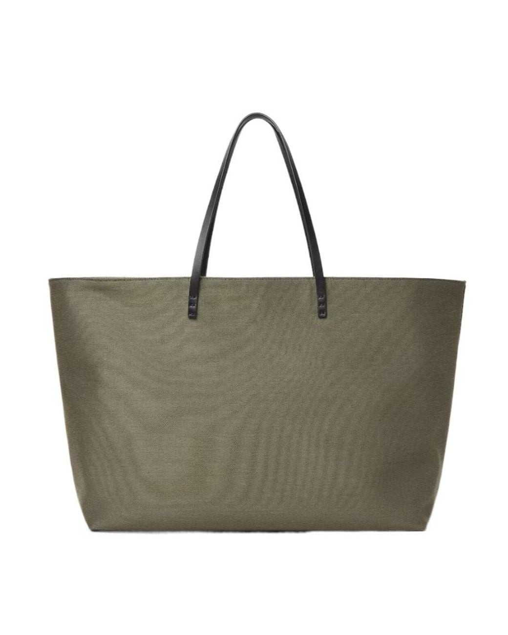 Fendi Green Roll Large Canvas Tote Bag for men