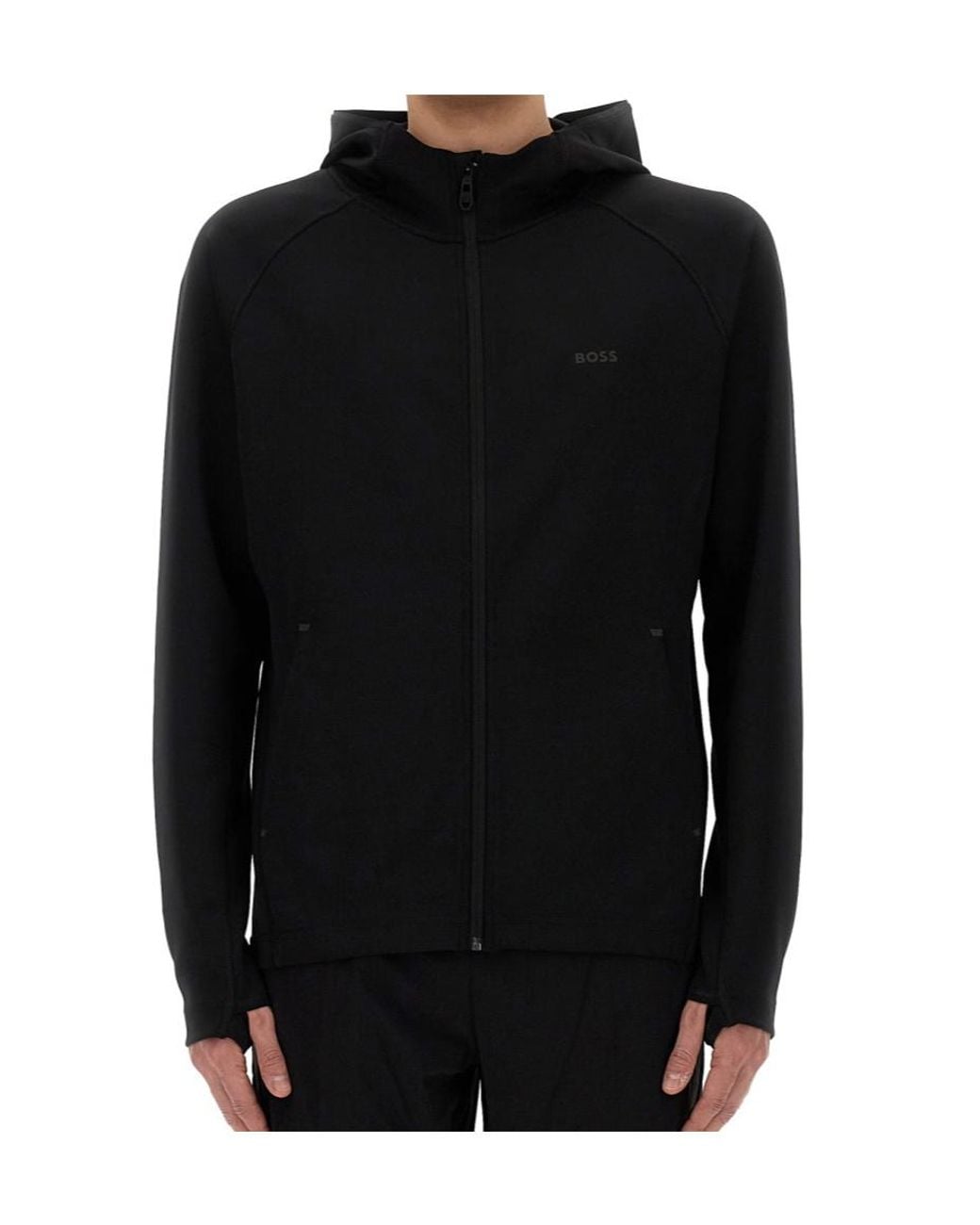 Boss Black Boss Active Stretch Zip-Up Hoodie for men