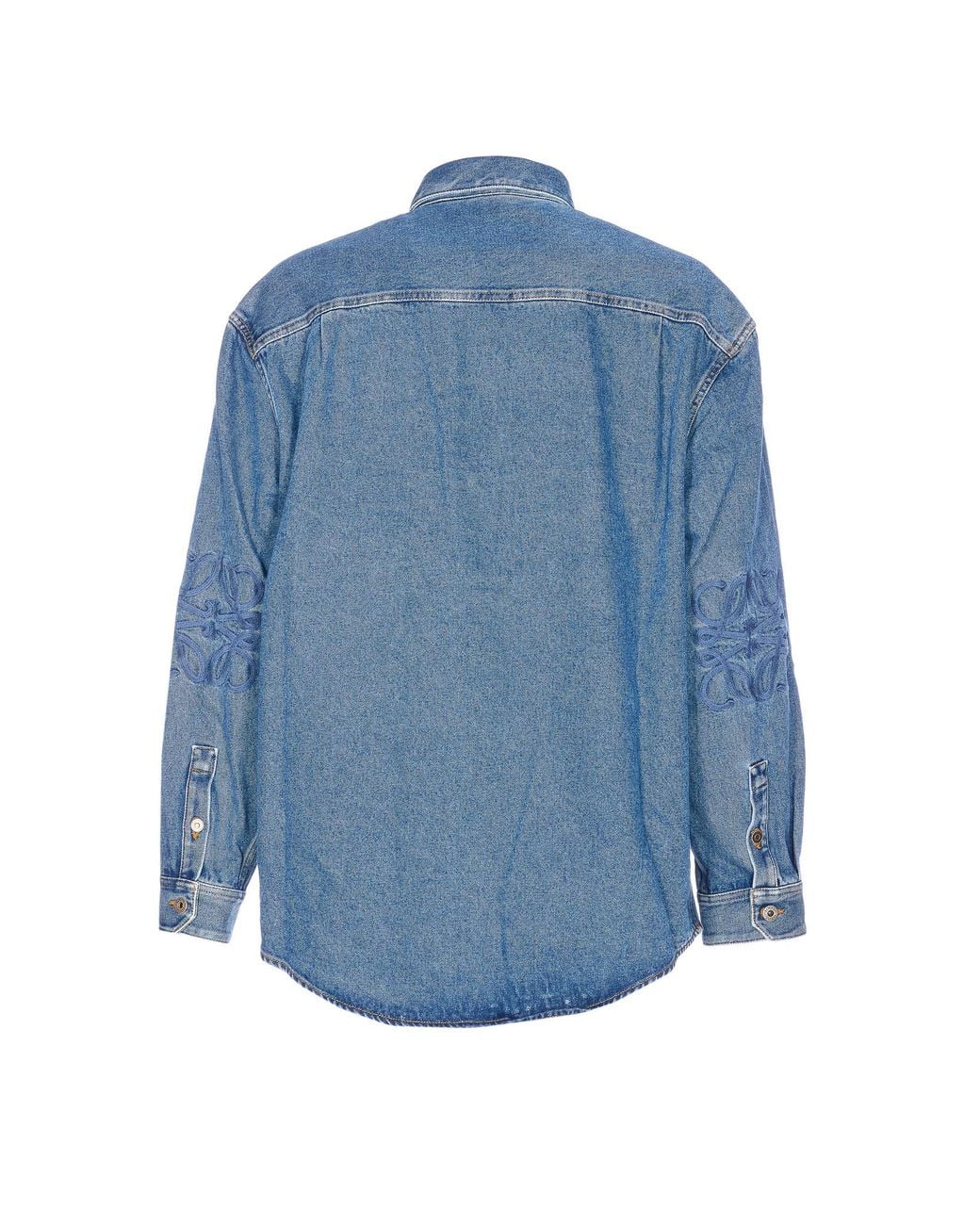 Loewe Blue Anagram Overshirt for men