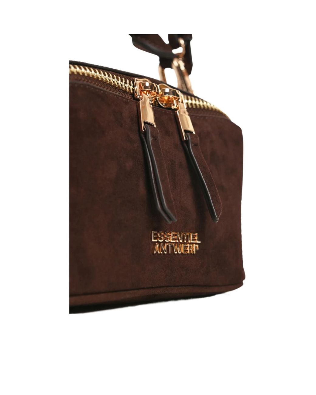 Essentiel Antwerp Brown Kyla Mini Top-Handle Shoulder Bag