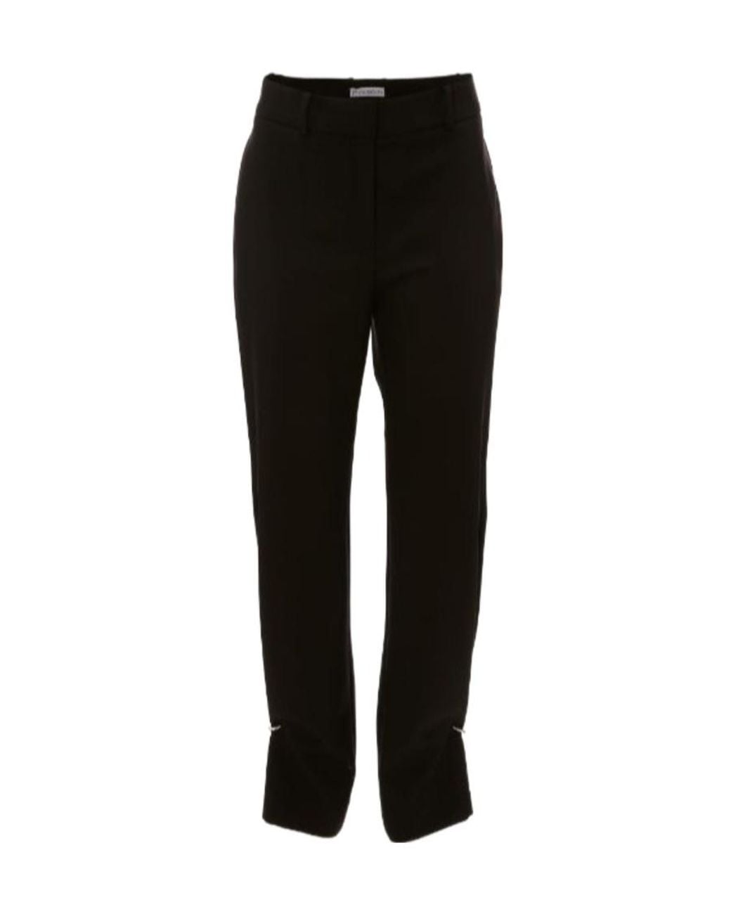 J.W. Anderson Black Jw Anderson Ring Detailed Trousers