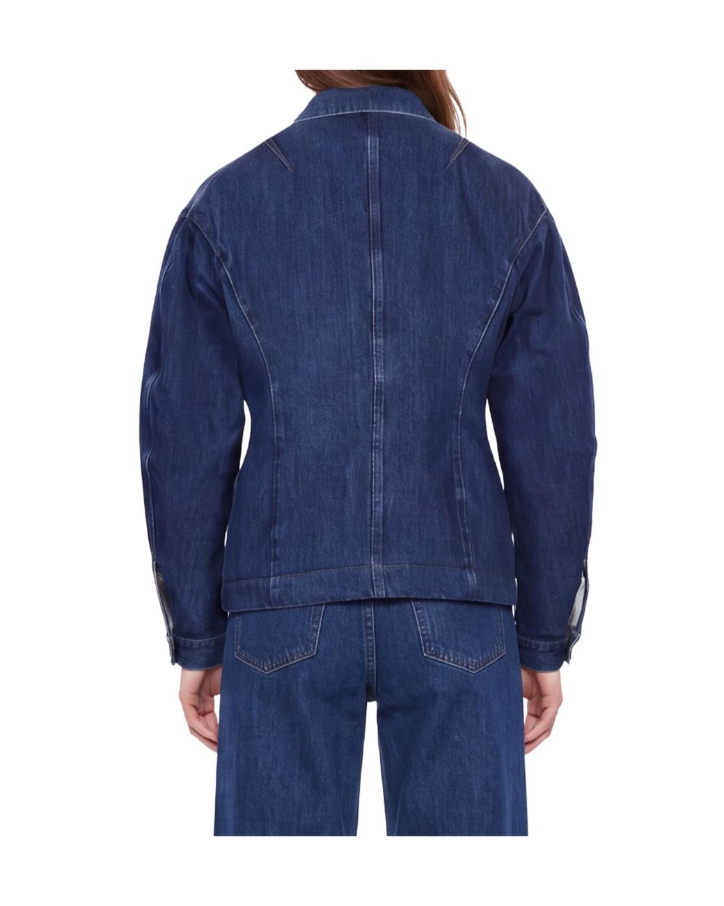 Jil Sander Blue Button-Up Denim Jacket