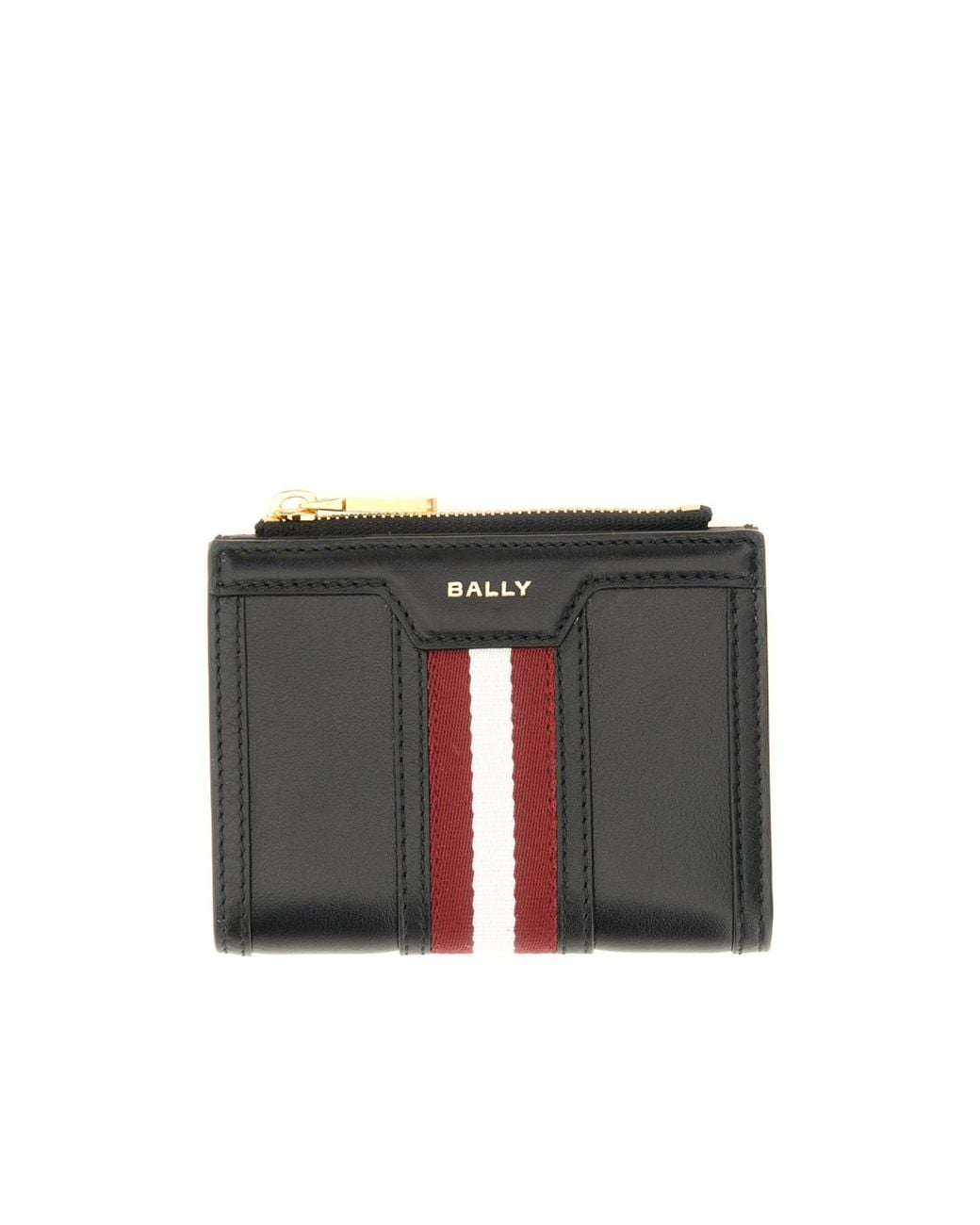 Bally Black Code Bi-Fold Wallet