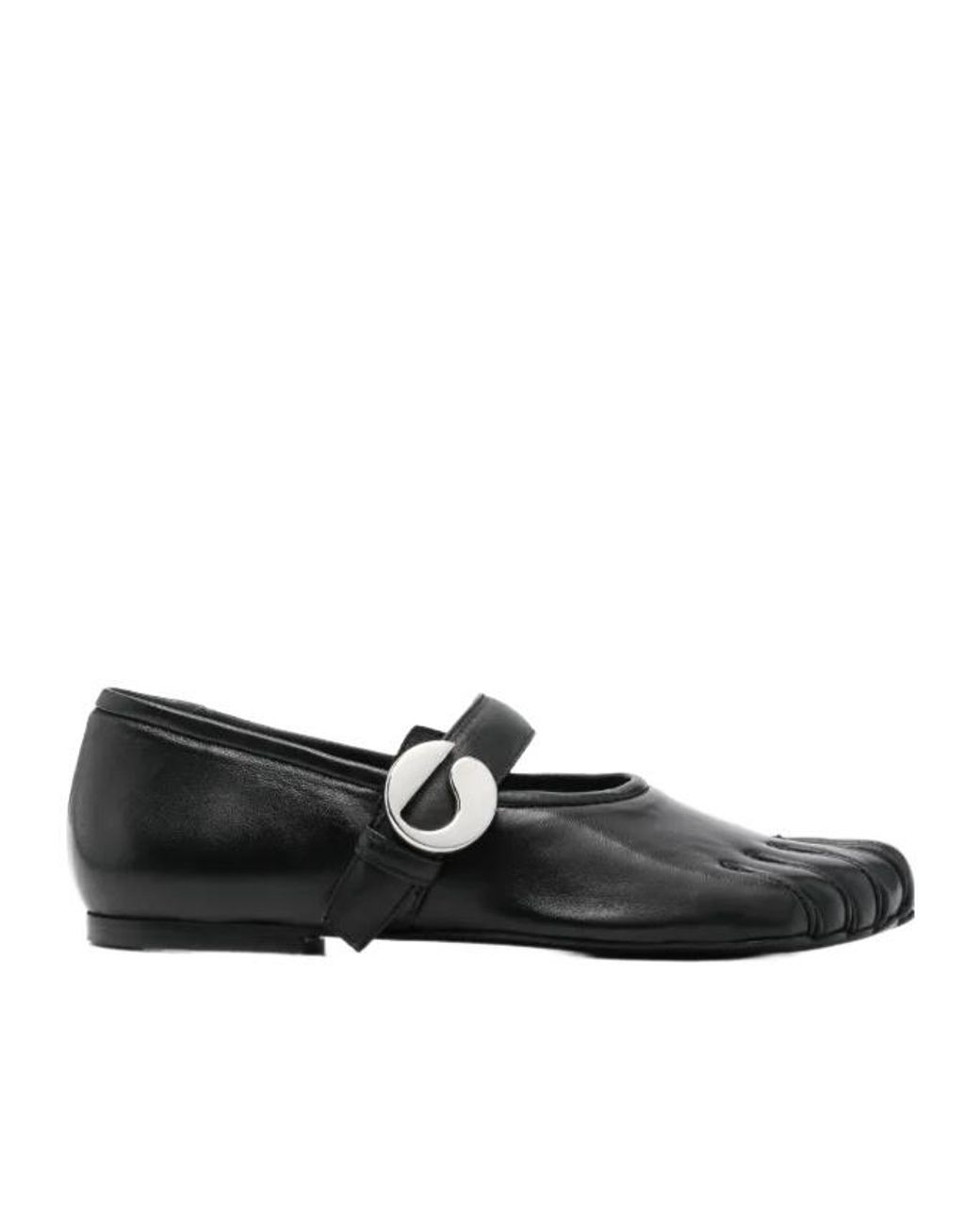 Coperni Black Five-Toe Ballet Flat