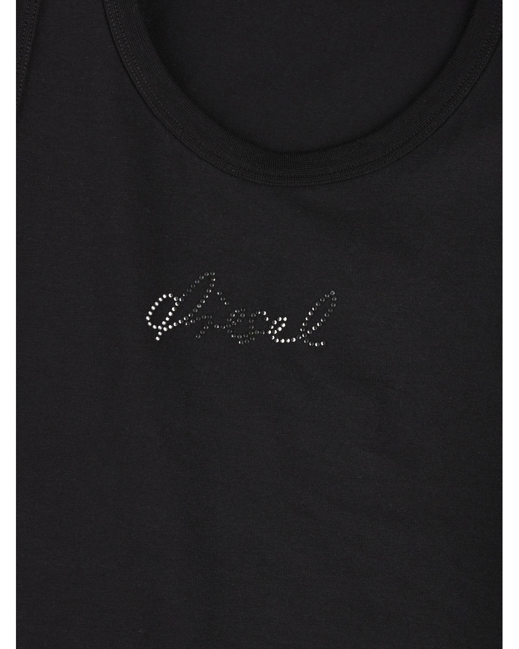 DIESEL Black T Anky 2 Logo Tank Top