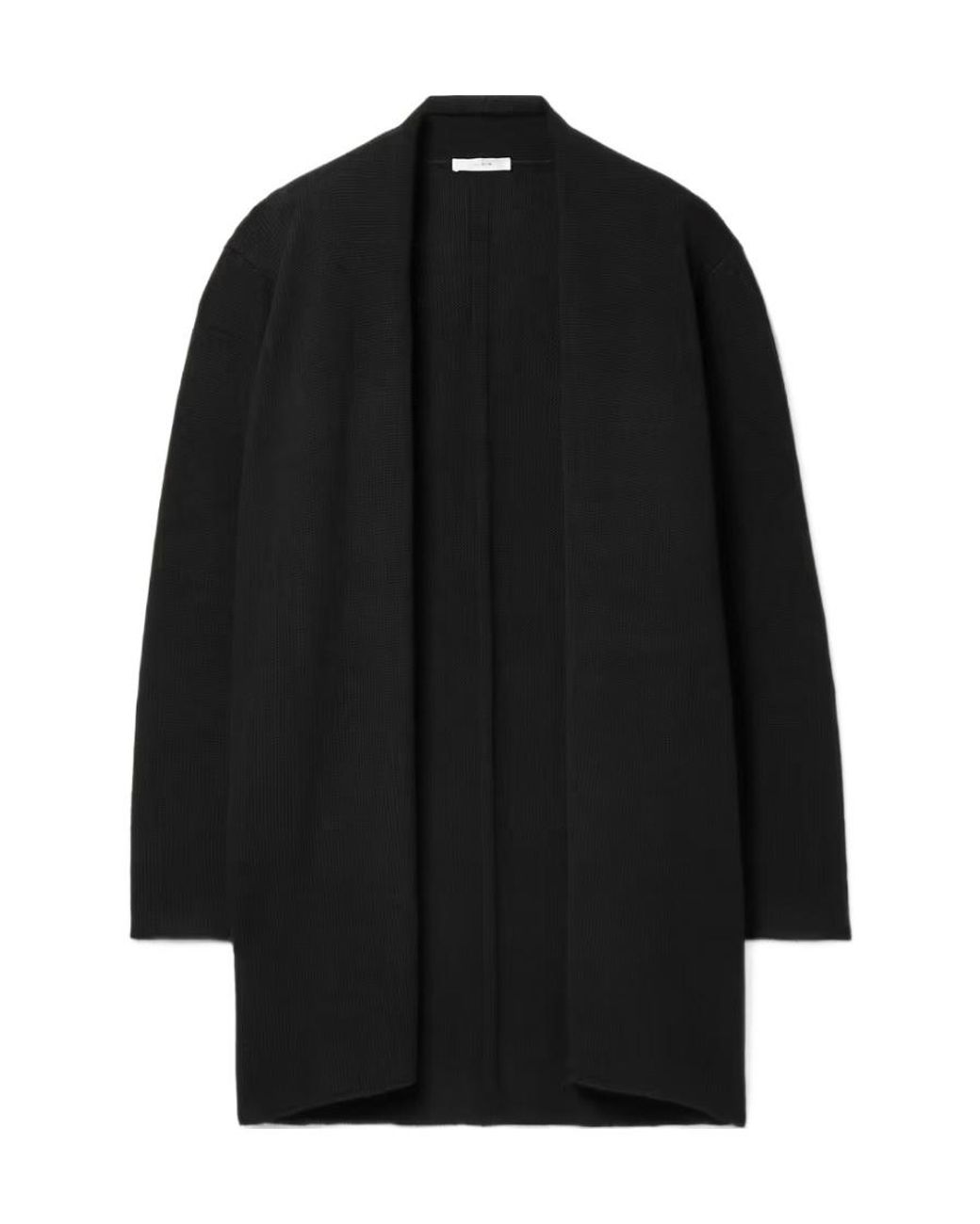 The Row Black Fulham Cashmere Cardigan