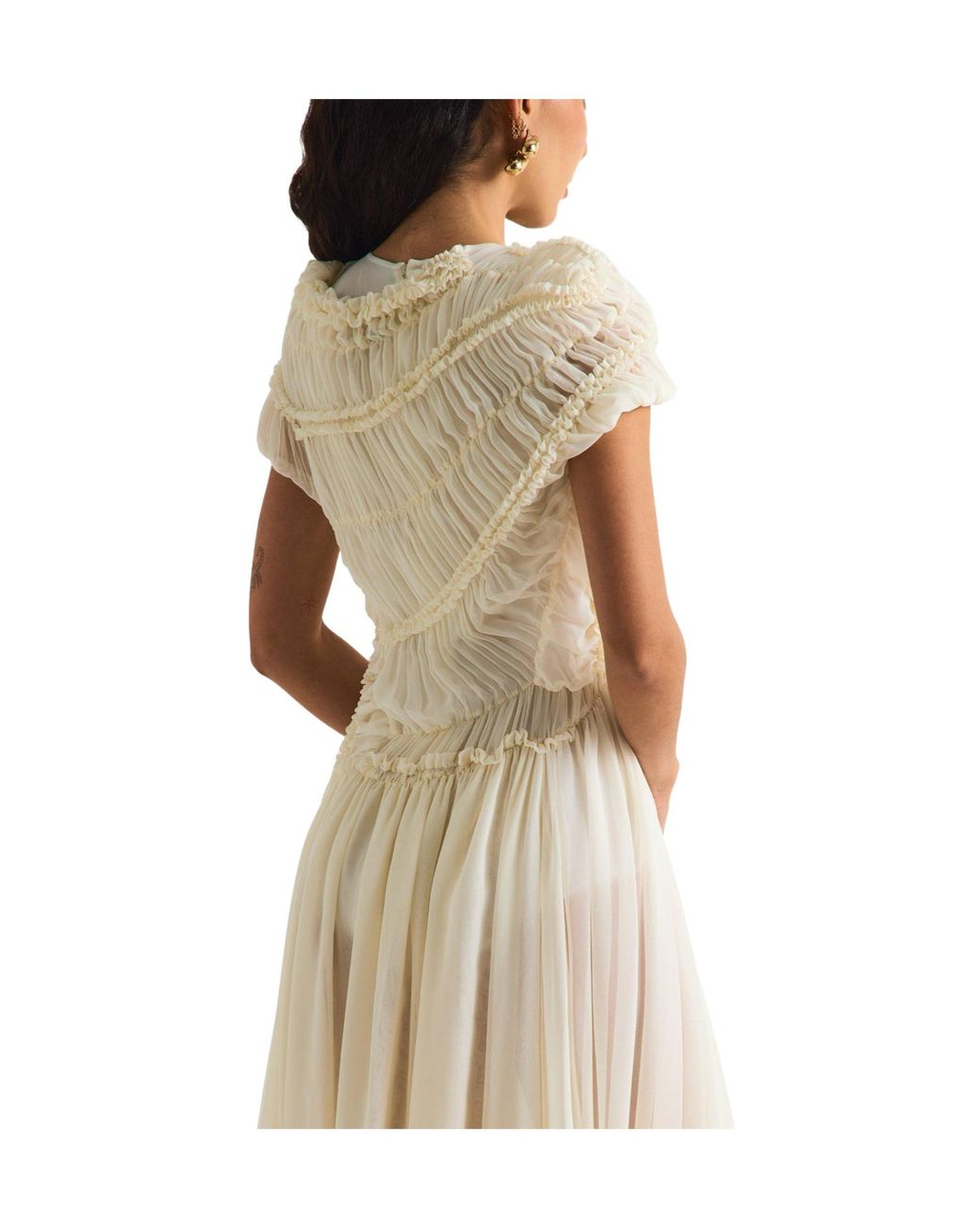 Magda Butrym Natural Long Dress