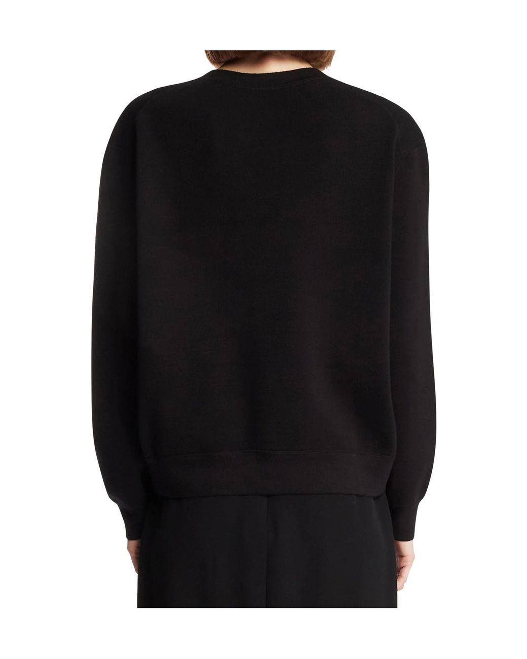 The Row Black Crew Neck Knitwear