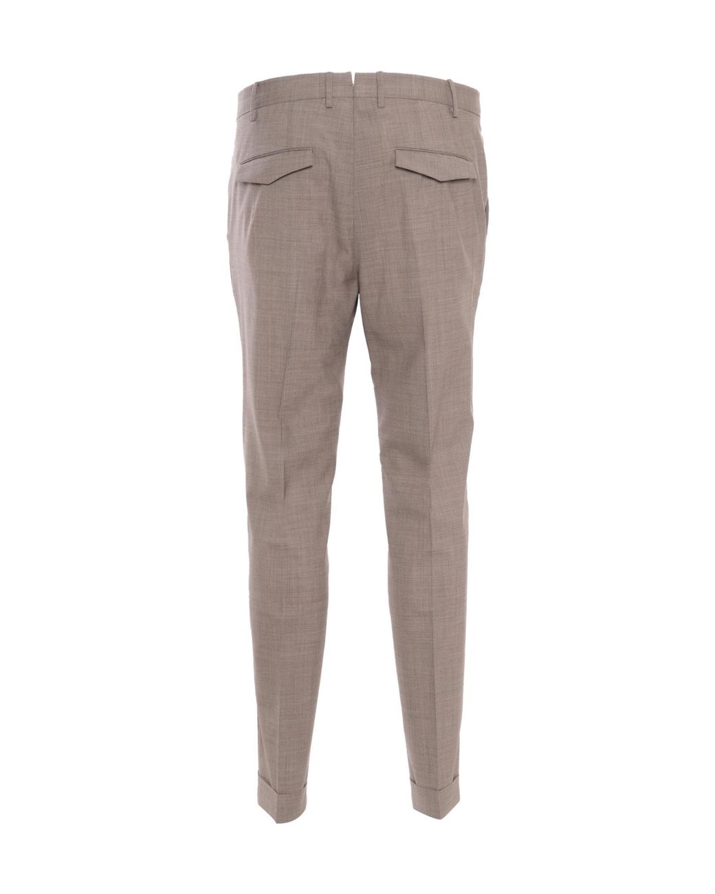 PT01 Gray Pt Torino Slim Fit Pants for men