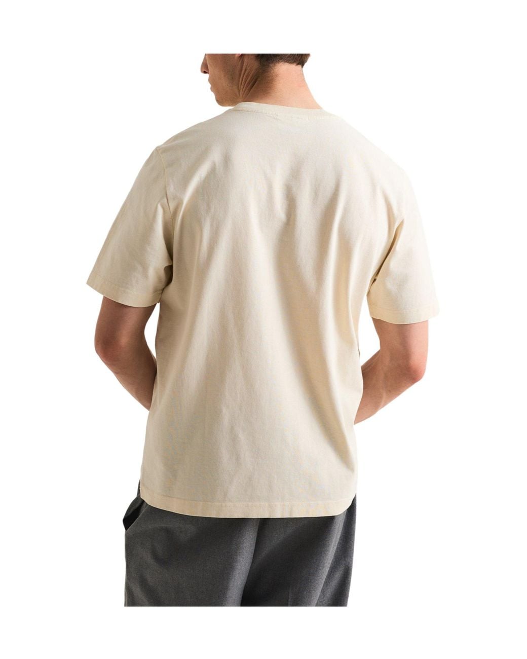 Maison Kitsuné White Double Fox Hooded Comfort T-Shirt for men