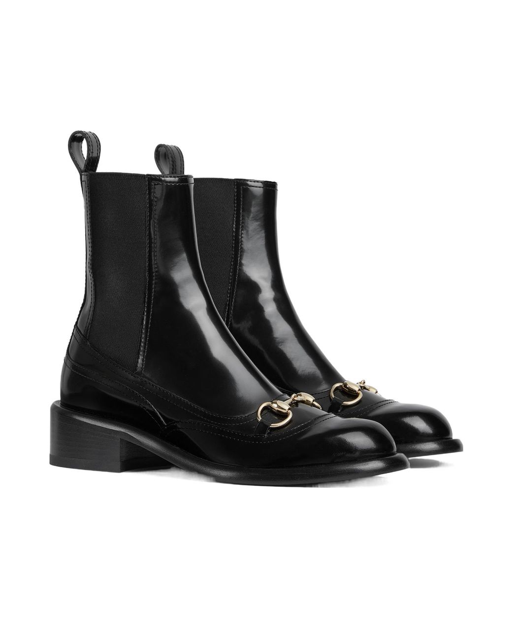 Gucci Black Horsebit Boots