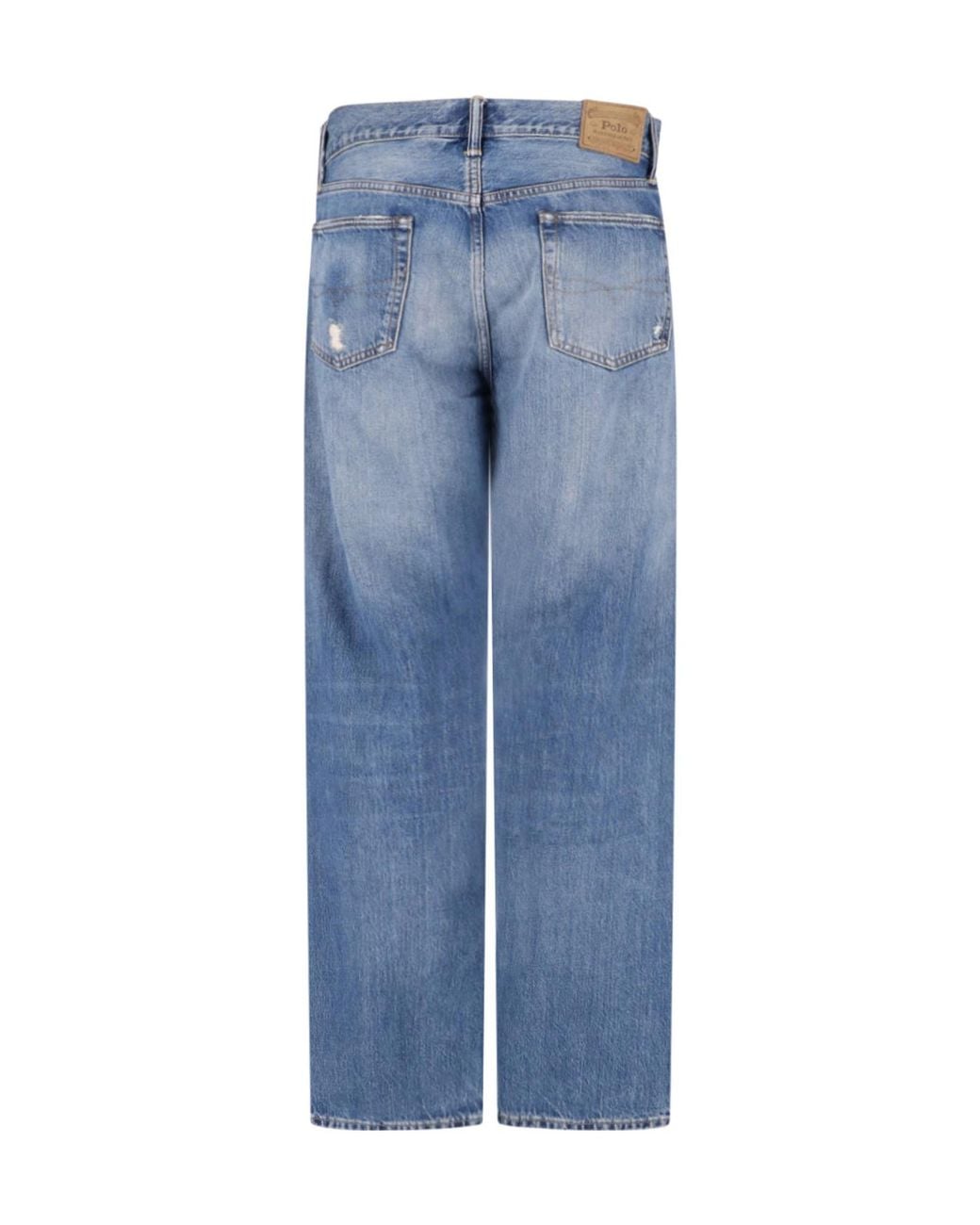Polo Ralph Lauren Blue High-Rise Straight Jeans for men