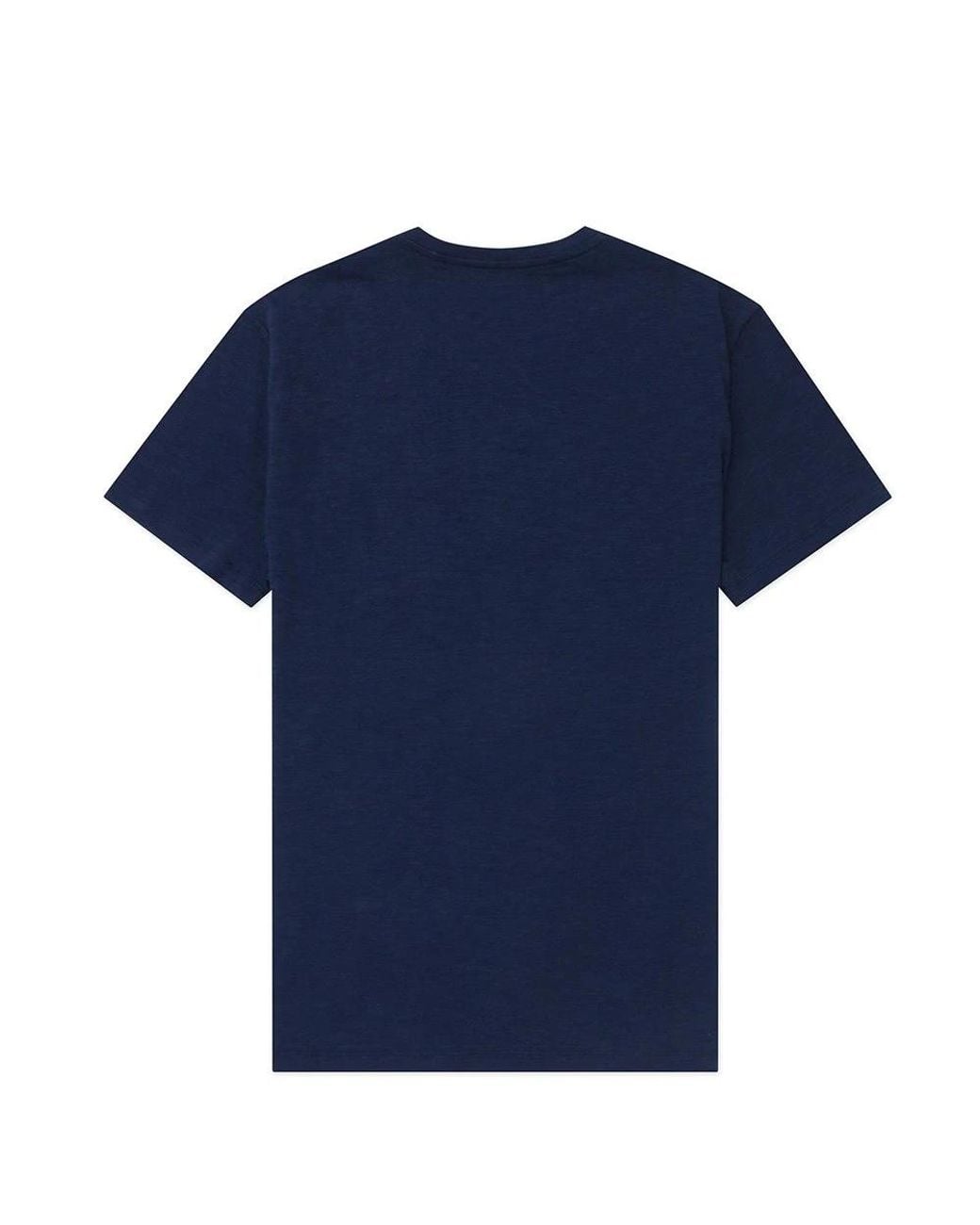 Iceberg Blue Round Collar Logo T-Shirt for men