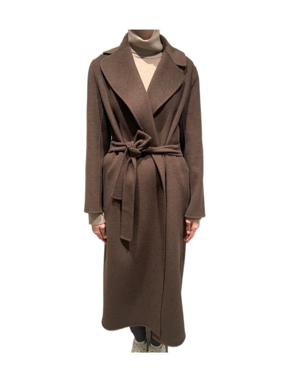 Max Mara Brown 'S Smmpace Belted Coat
