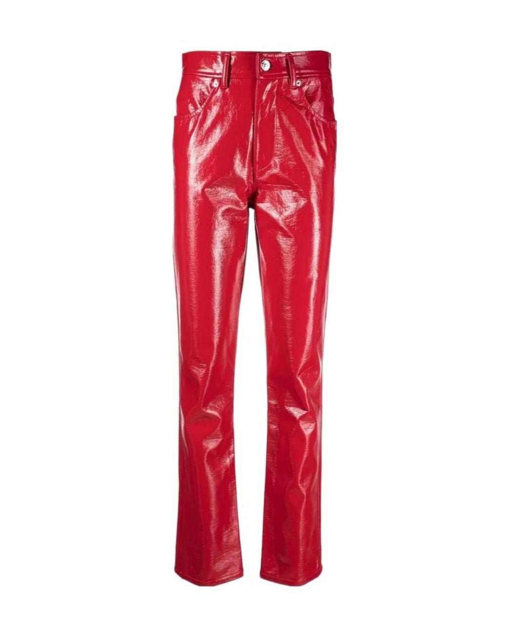 DIESEL Red P-Arcy Straight-Leg Trousers