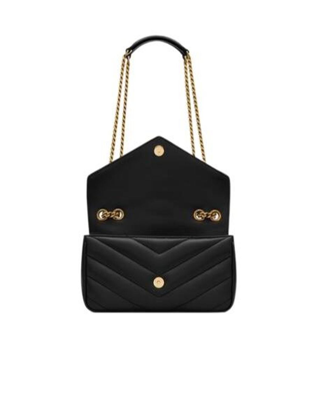 Saint Laurent Black Loulou Small