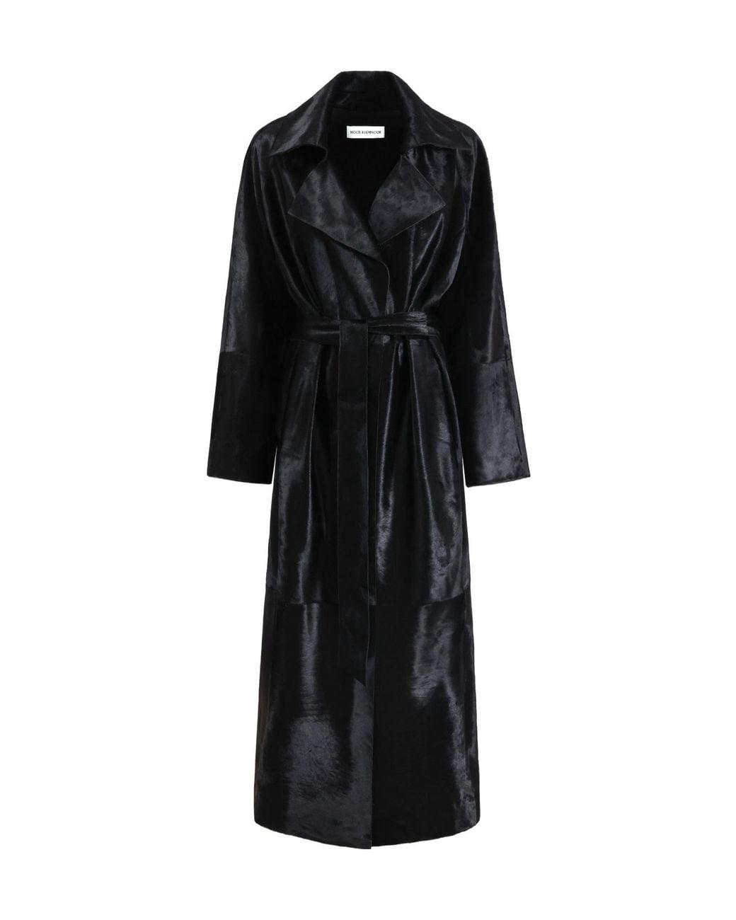Nour Hammour Black Long-Sleeved Coat