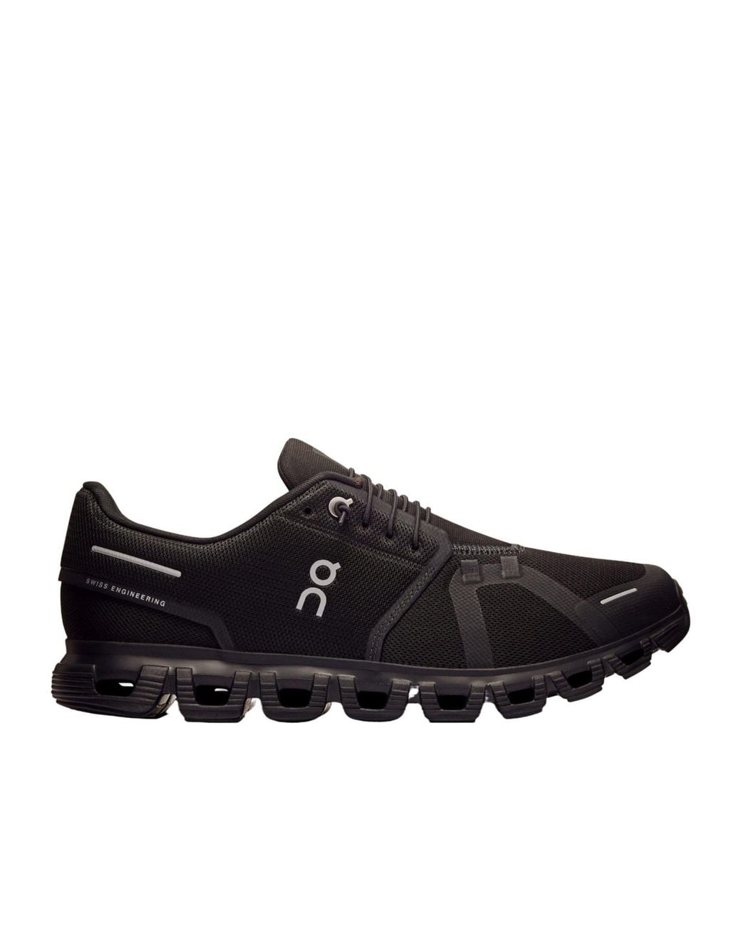 On Shoes Black Mesh Lace-Up Sneakers for men