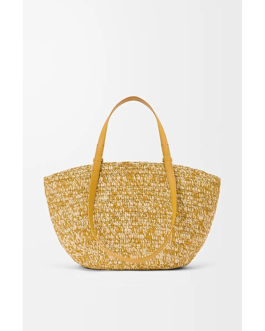 Loewe Metallic Logo Basket Bag