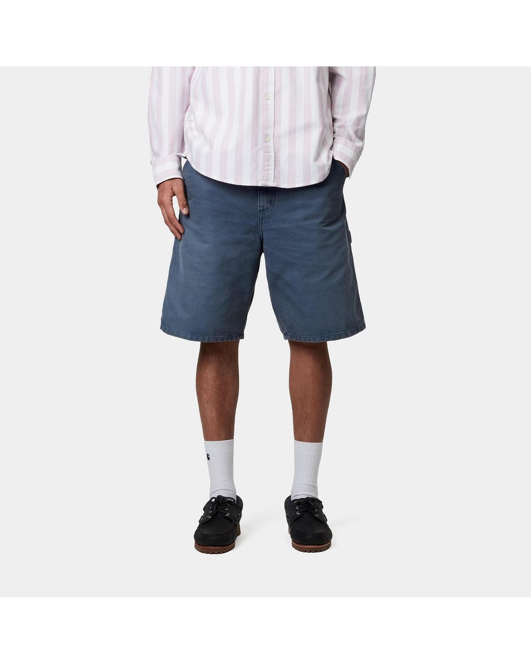 Carhartt Blue Single Knee Shorts for men