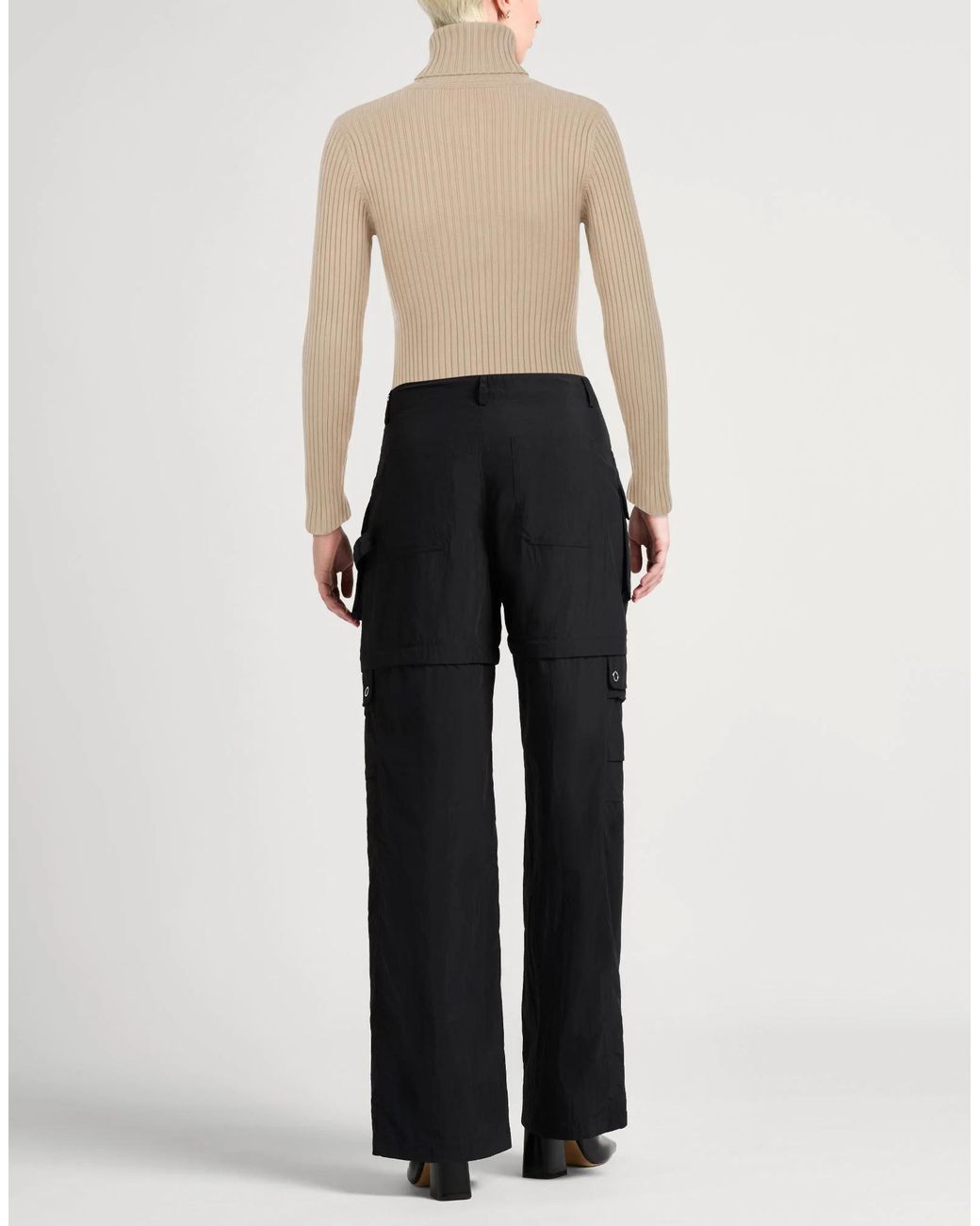 MM6 by Maison Margiela Natural Solid High-Neck Knit Base Layer
