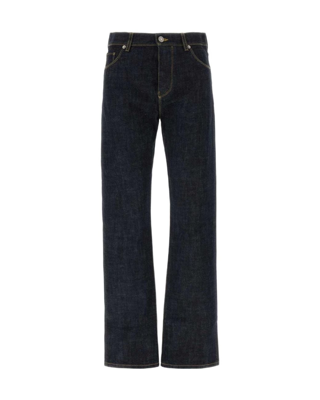 Fendi Blue Straight-Leg Slim Fit Jeans