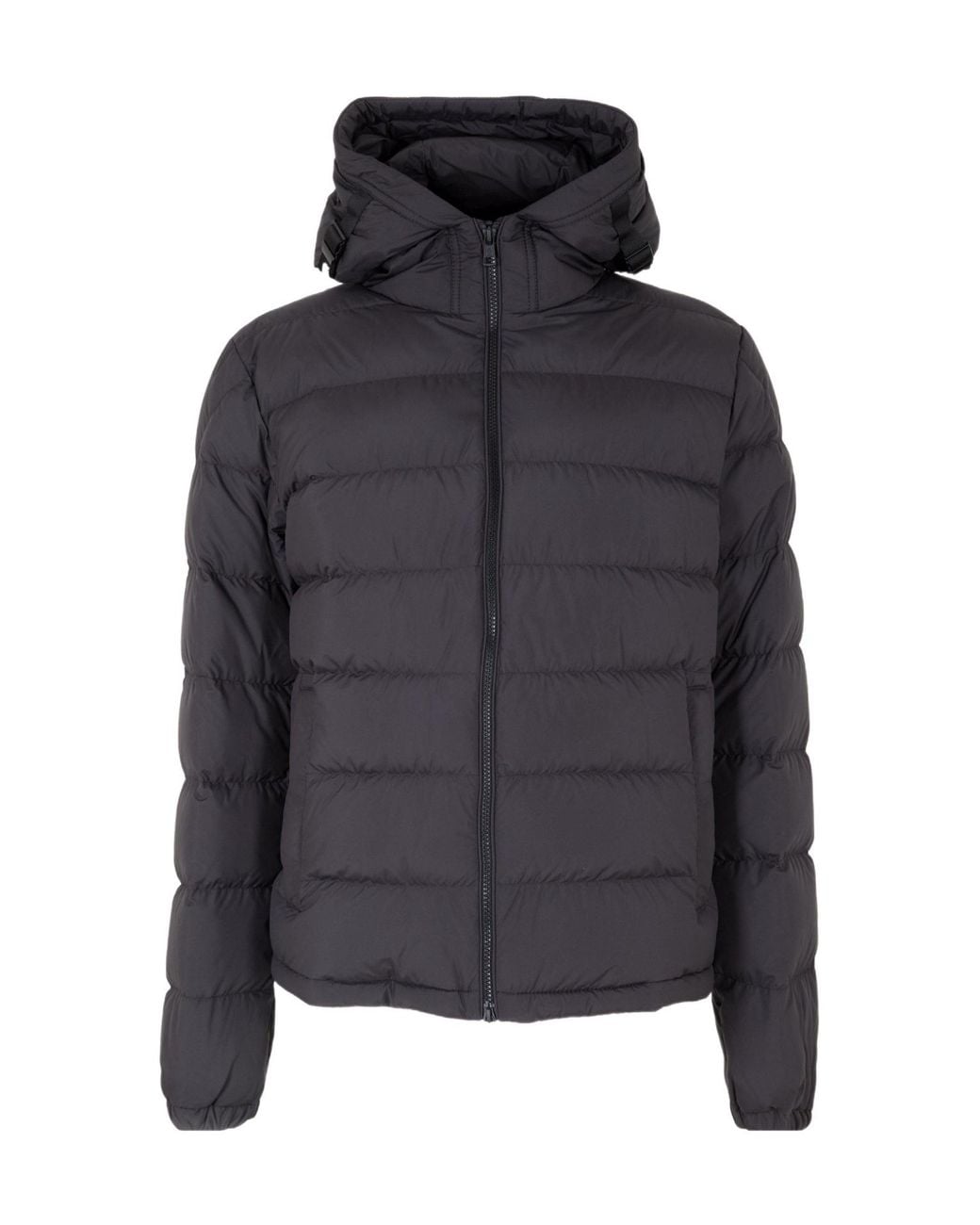 Moncler Blue Weather Resistant Medium Puffer Jacket for men