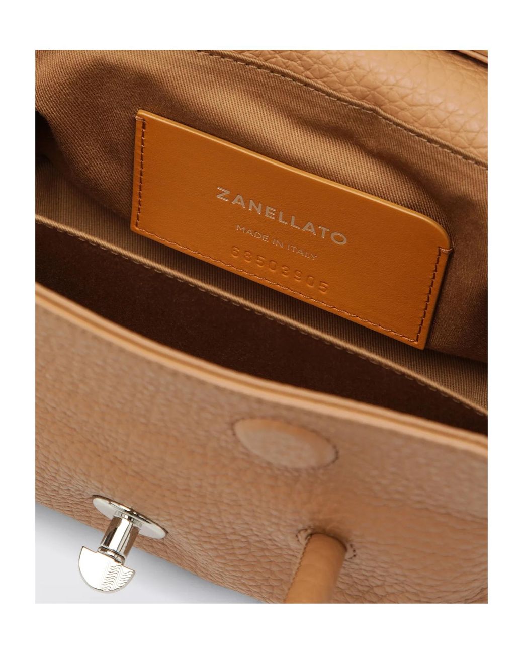 Zanellato Brown Top Handle Shoulder Bag