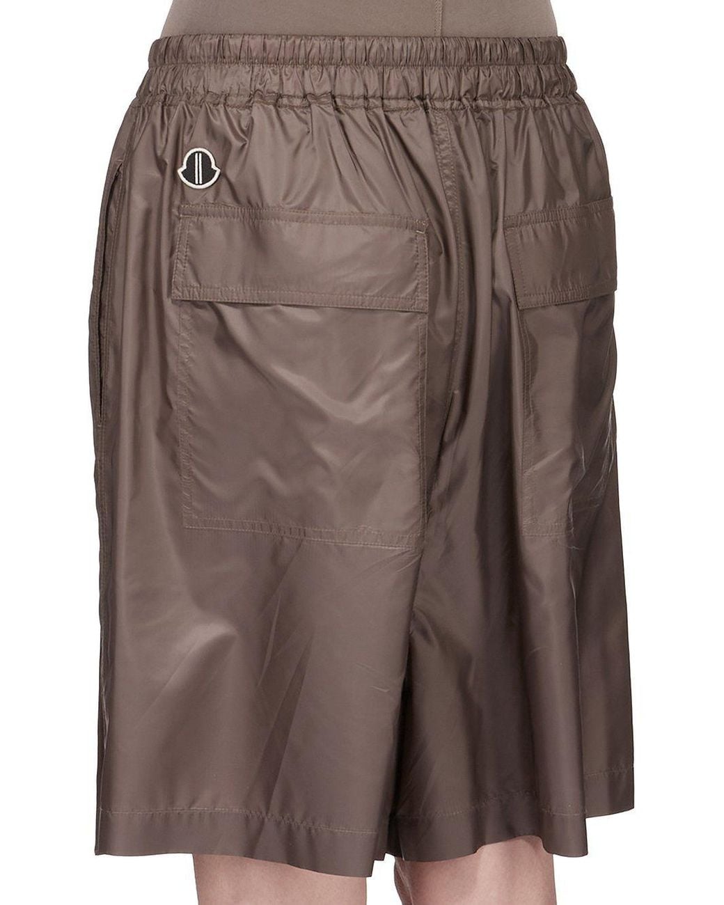 Moncler Multicolor Moncler Rick Owens Logo Embroidered Drawstring Shorts