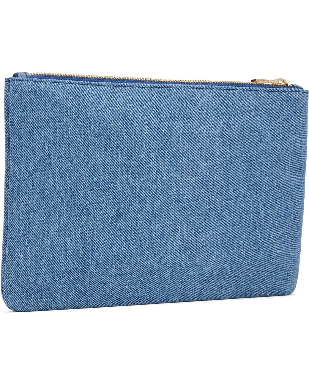 Anine Bing Blue Lili Clutch Bag
