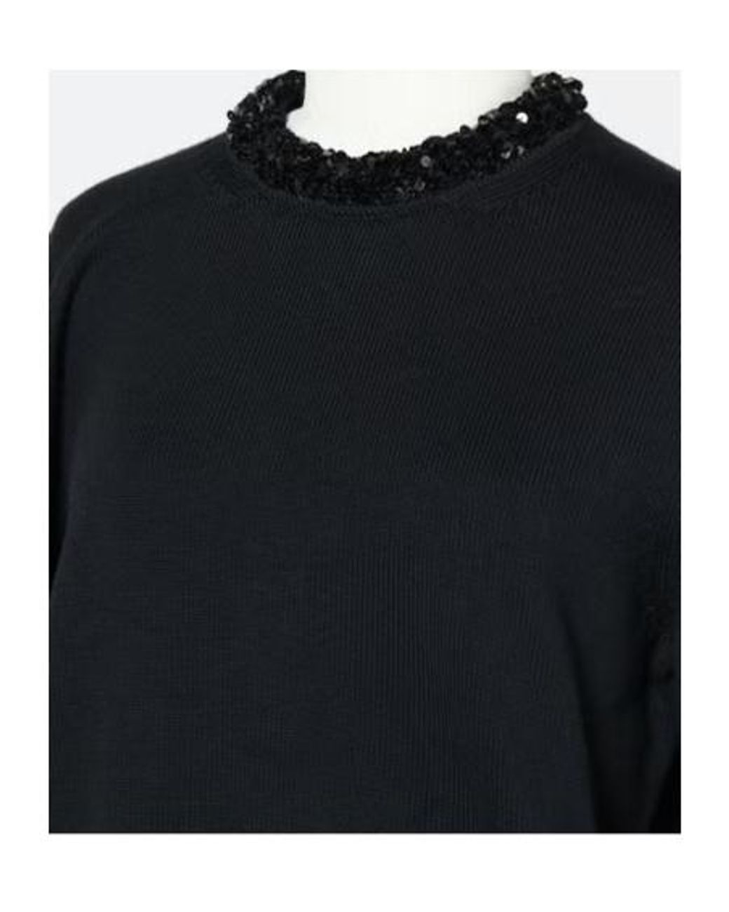 Jil Sander Black Long-Sleeved Sweater