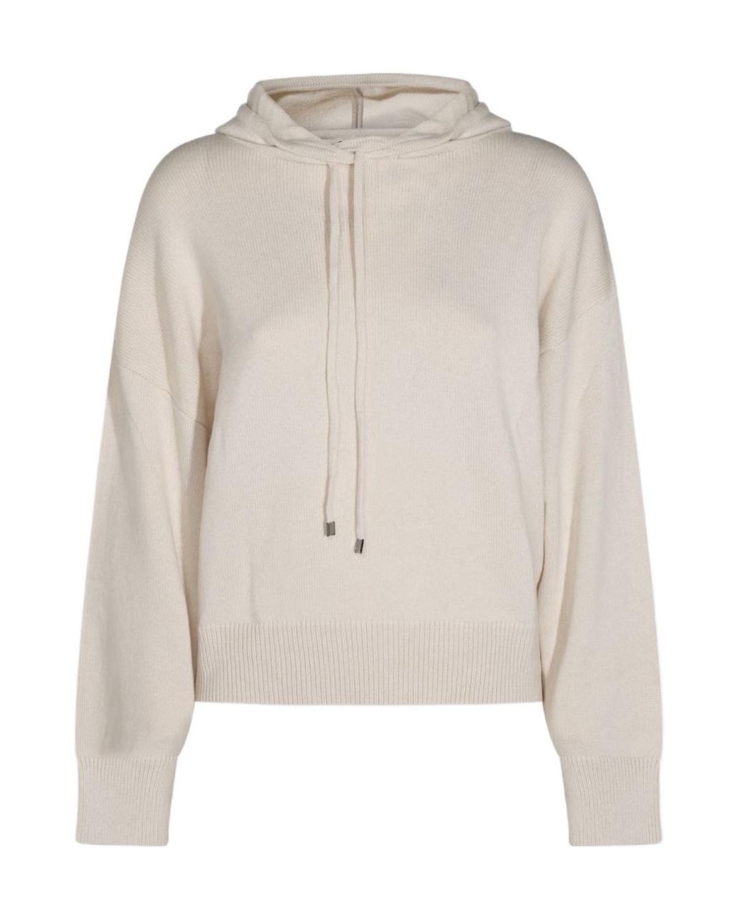 Antonelli Natural Ribbed Hem Hooded Sweater