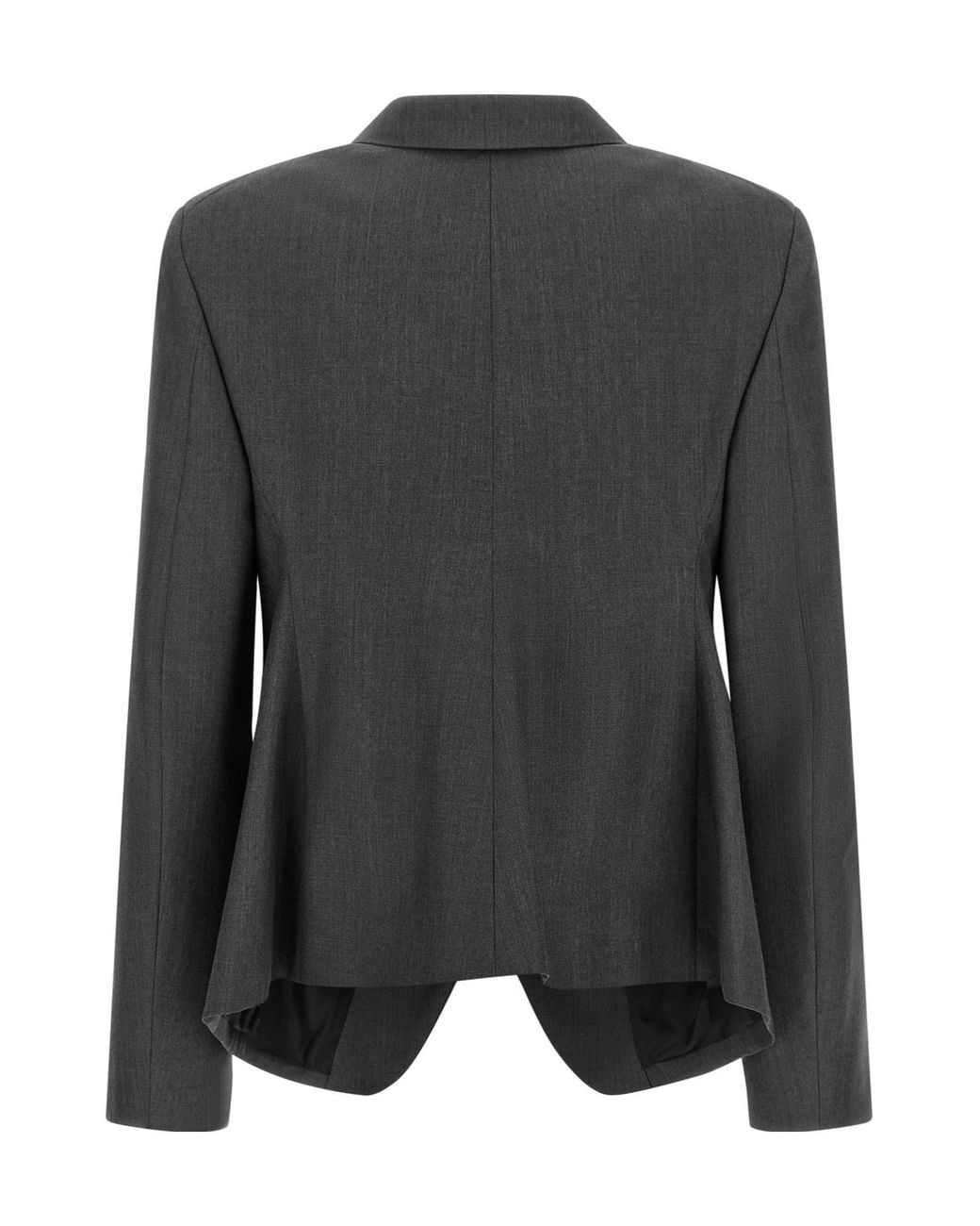 Jil Sander Black Asymmetric Single-Breasted Blazer