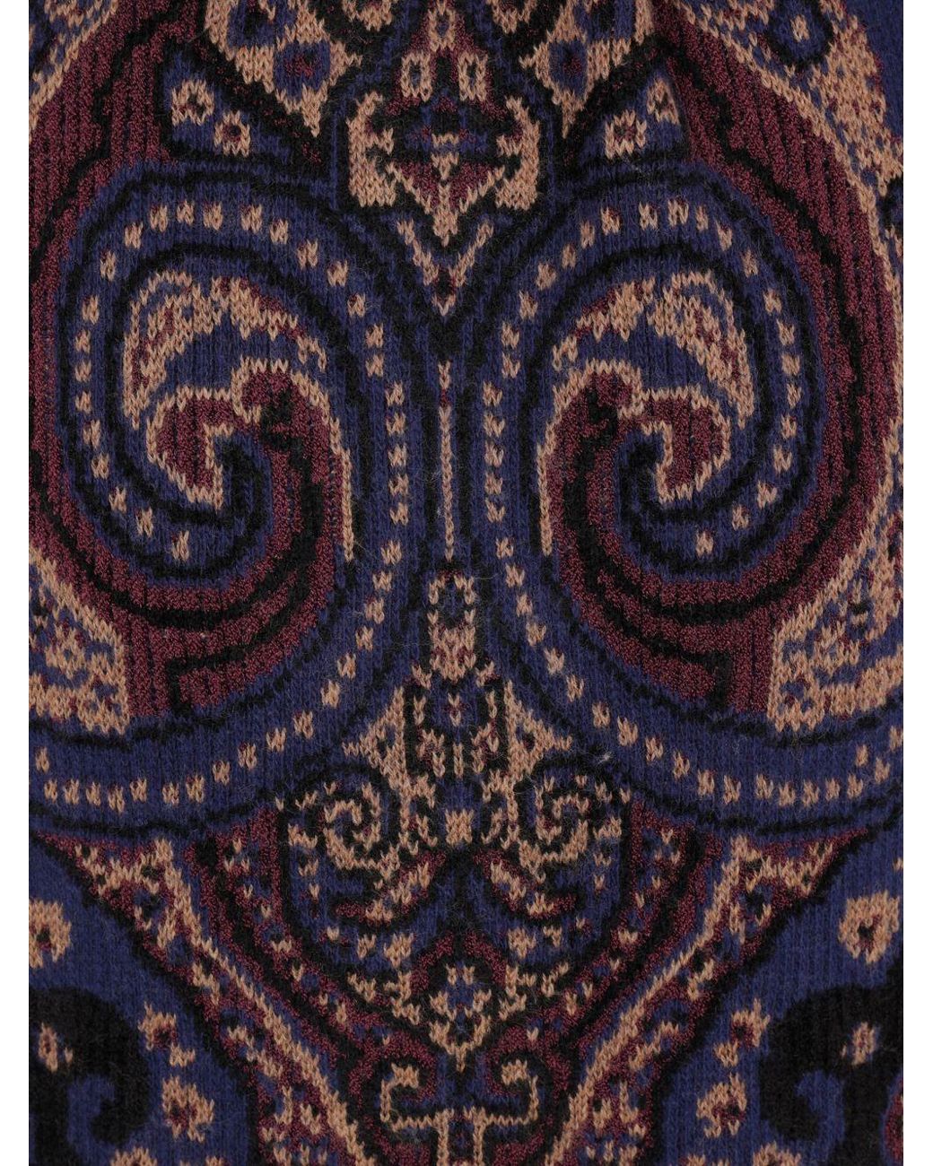Etro Blue Belted Cape