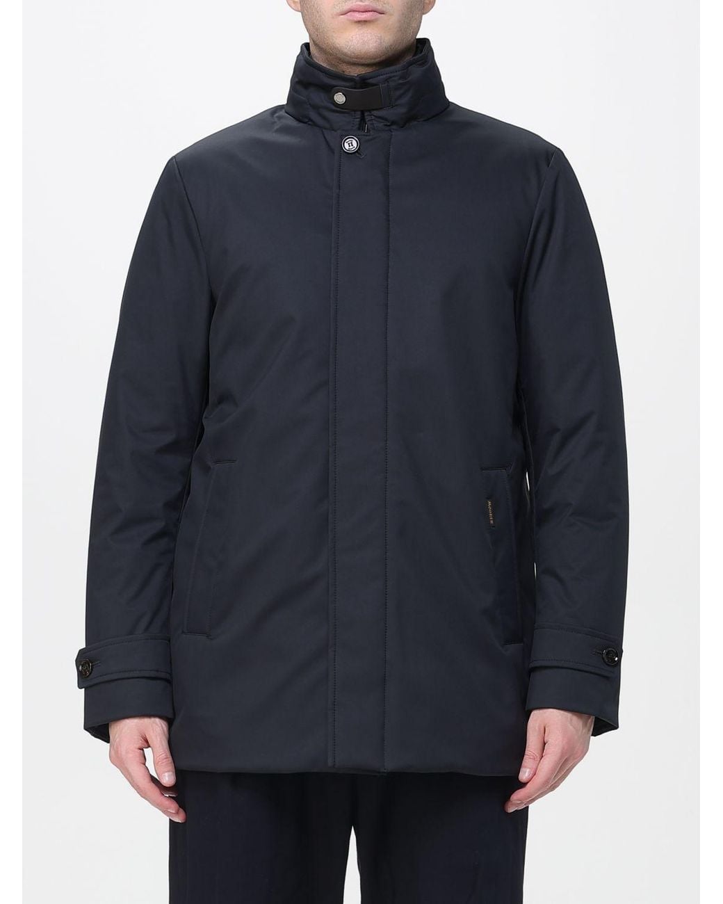 Moorer Blue Gorner-Kn Quilted Down Jacket for men