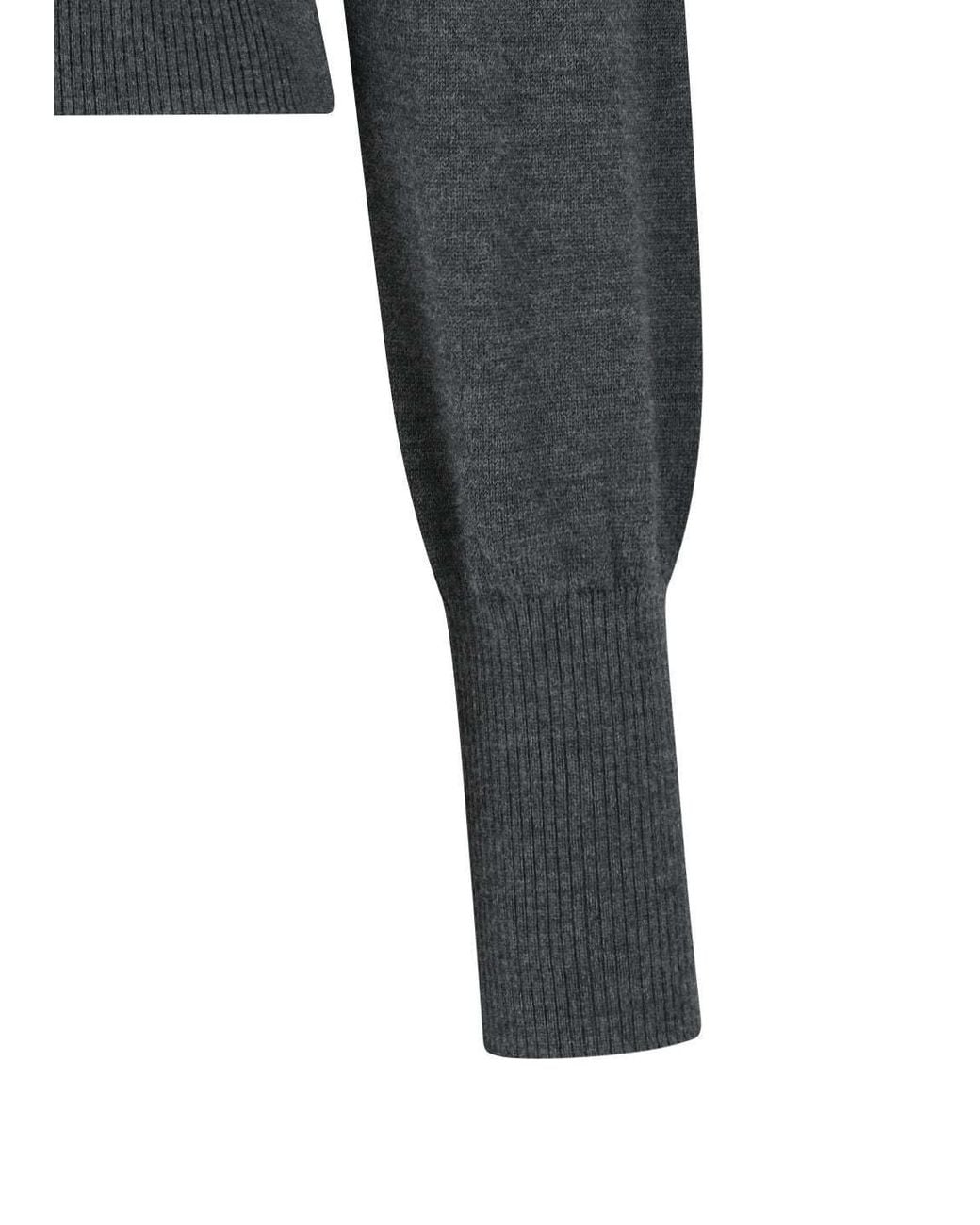 Amomento Black Button-Front Knit Cardigan